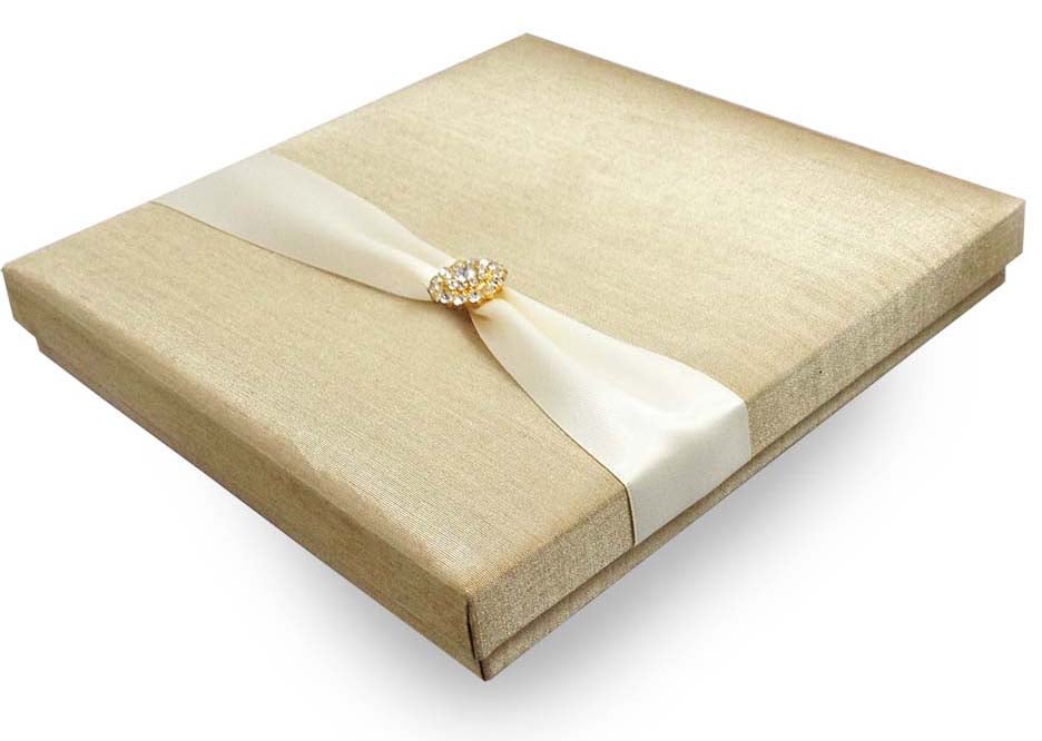 Diy Luxury Silk Invitation Boxes Prestige Wedding Event Trend